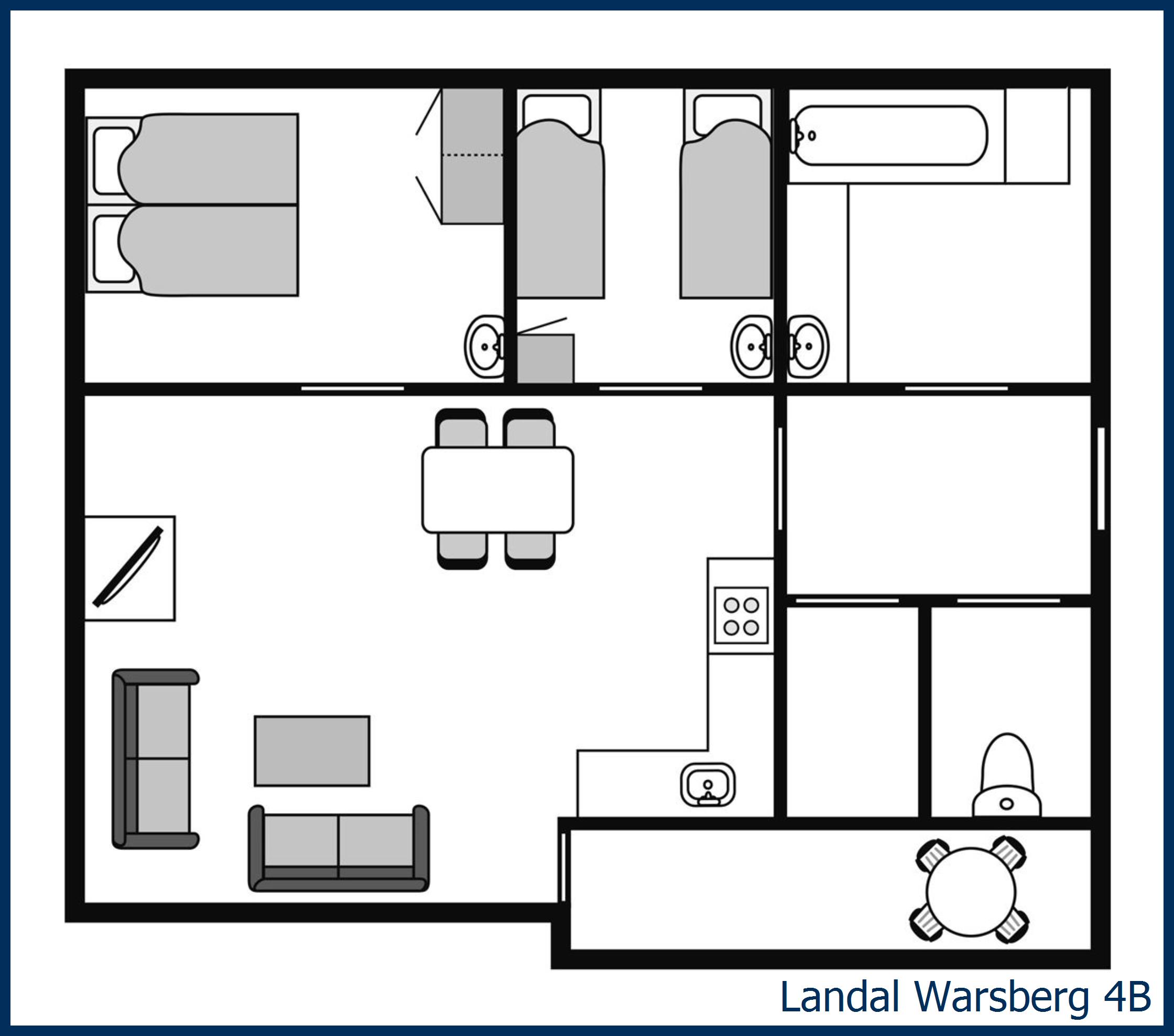 Bungalow 4B à Warsberg