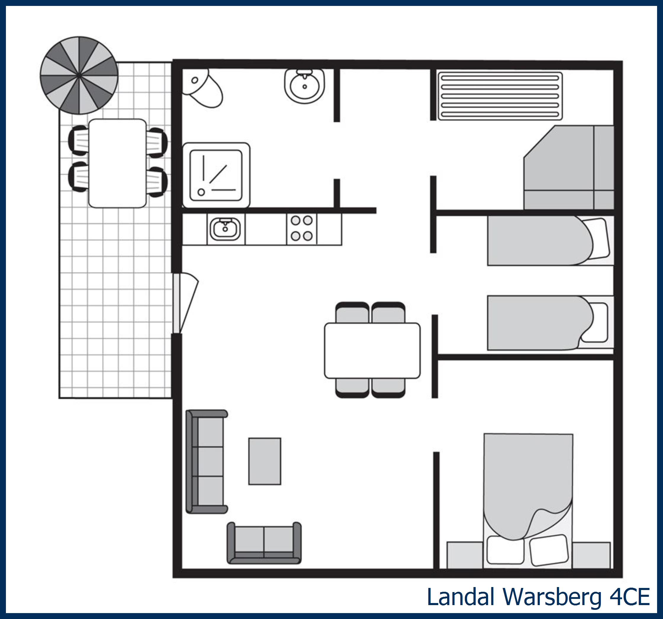 Bungalow 4CE à Warsberg