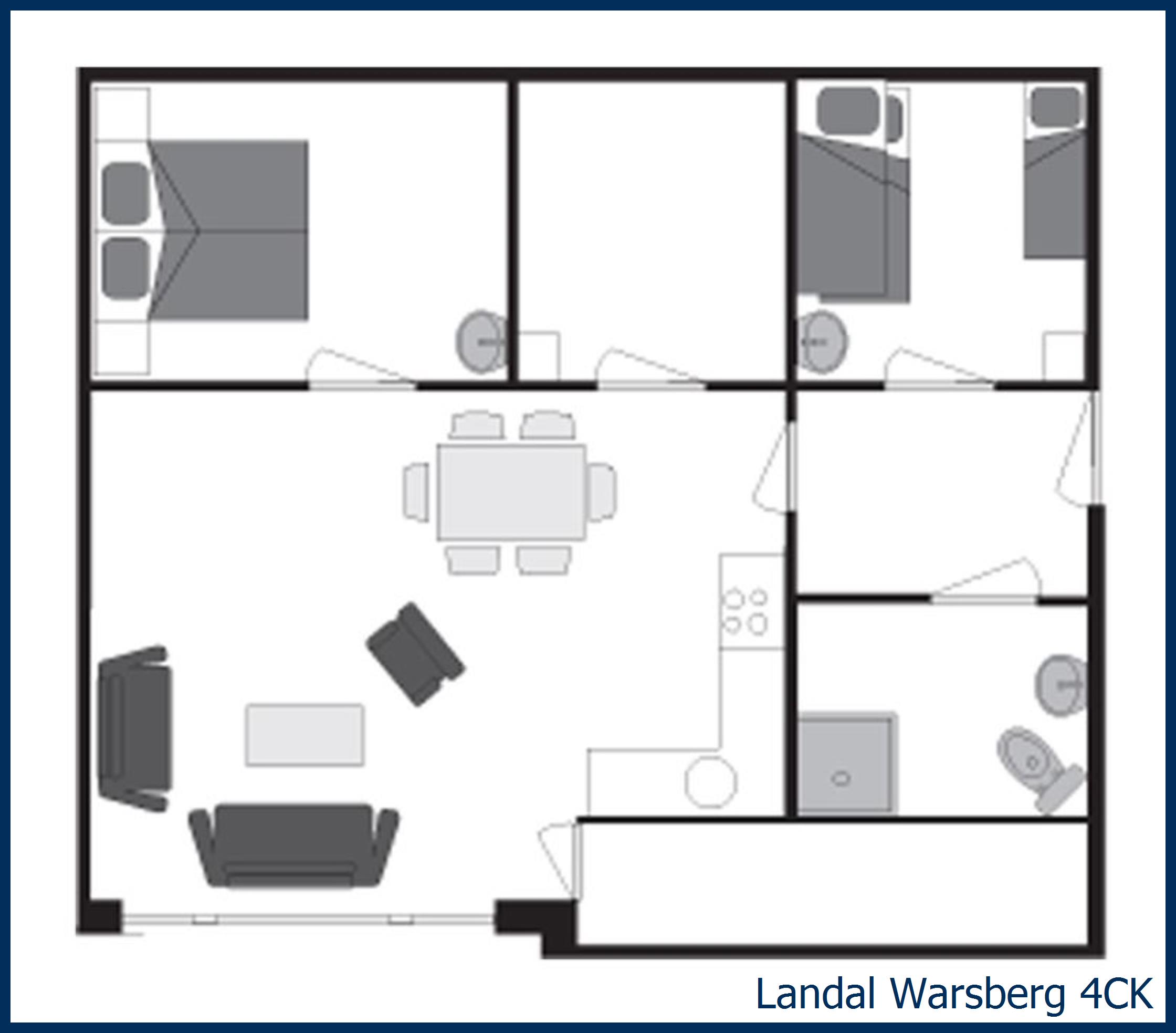 Bungalow enfant 4CK à Warsberg