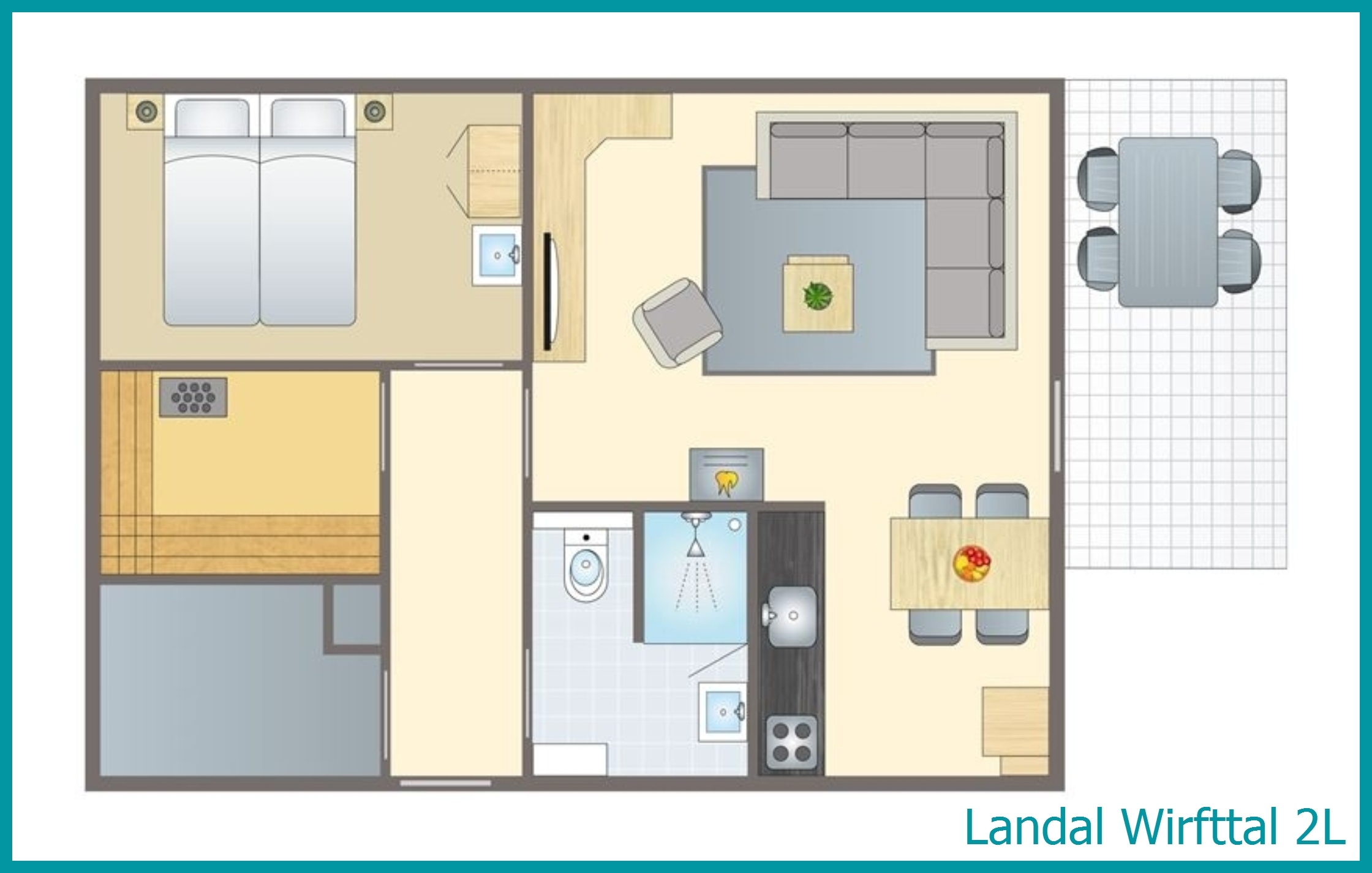 2-Personen-Ferienhaus 2L in Wirfttal