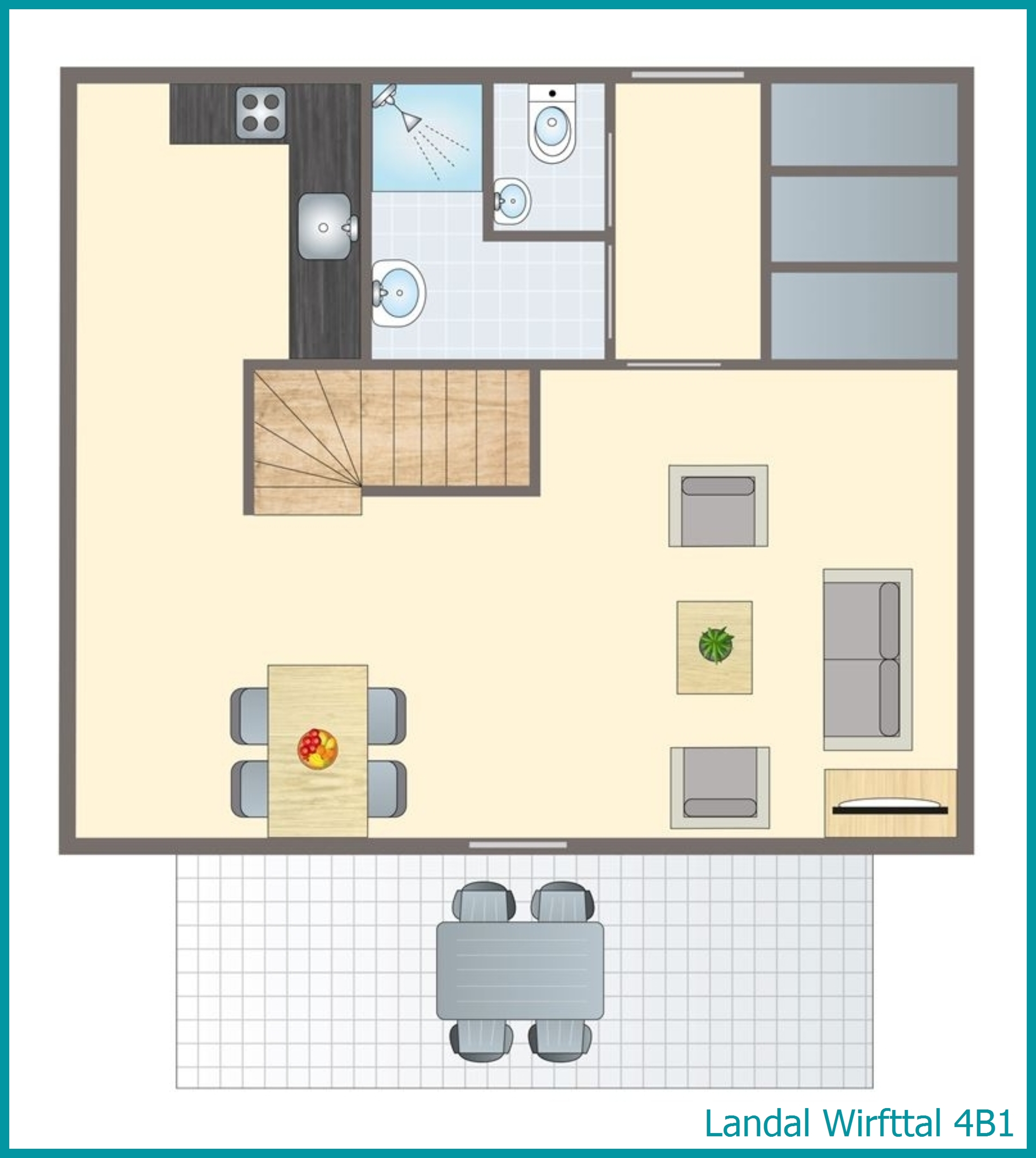 bungalow 4 personnes 4B1 à Wirfttal