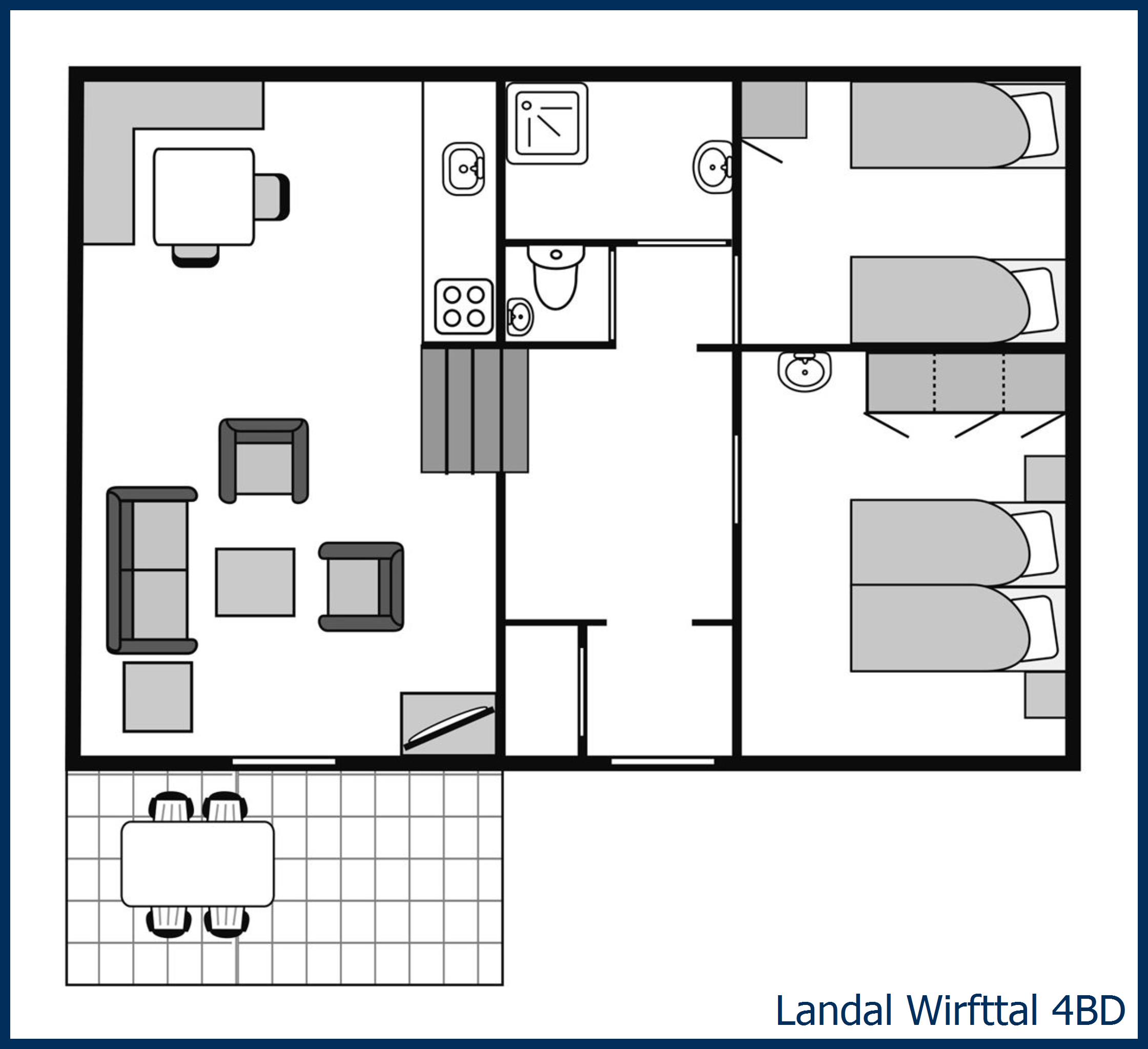 Bungalow chien 4BD à Wirfttal