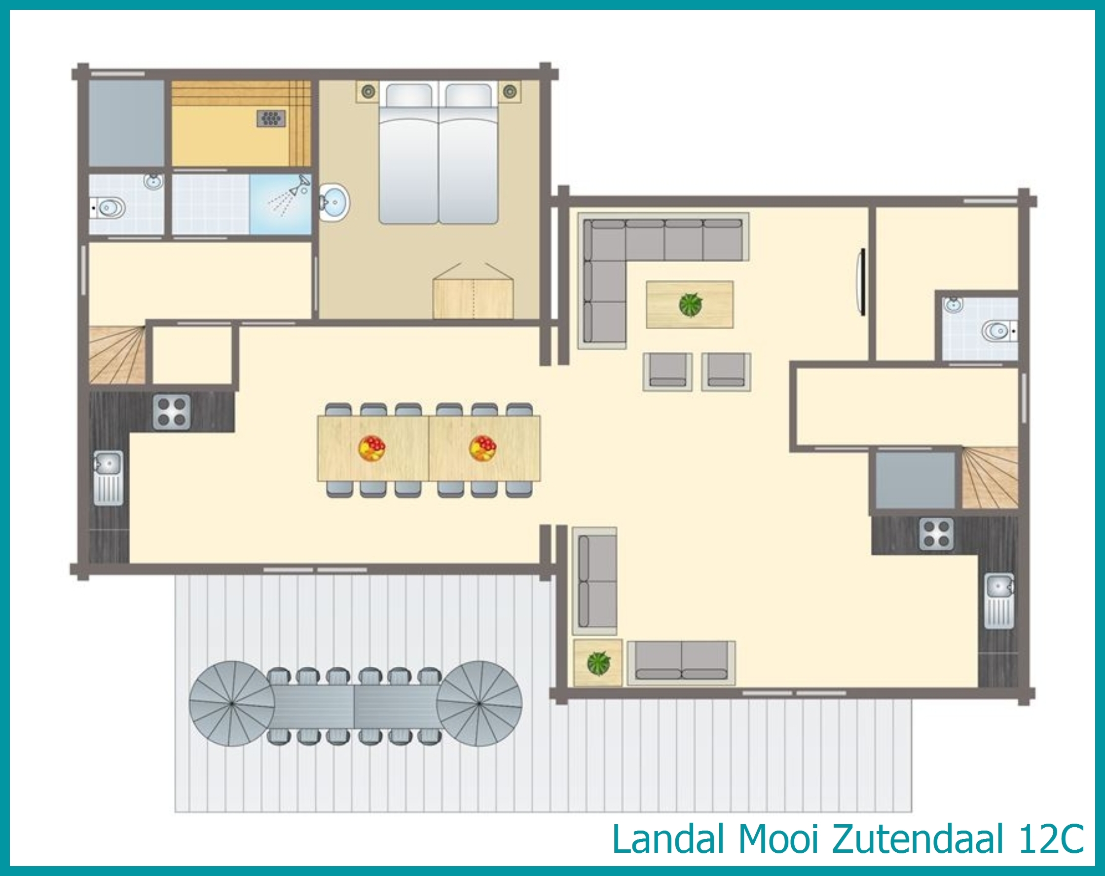 12-Personen-Ferienhaus 12C in Mooi Zutendaal