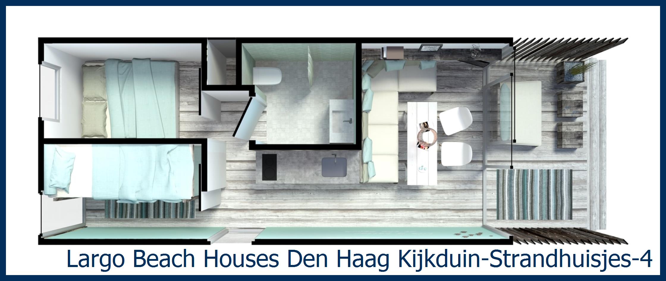 Beach House Kijkduin-Strandhuisjes-4 in Beach Houses Den Haag