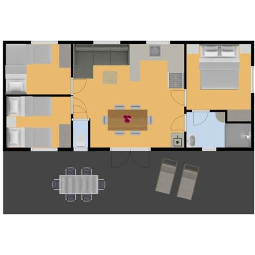 Kindermobilheim Mobilheim Antibes - 6LTV in Domaine de la Noguière