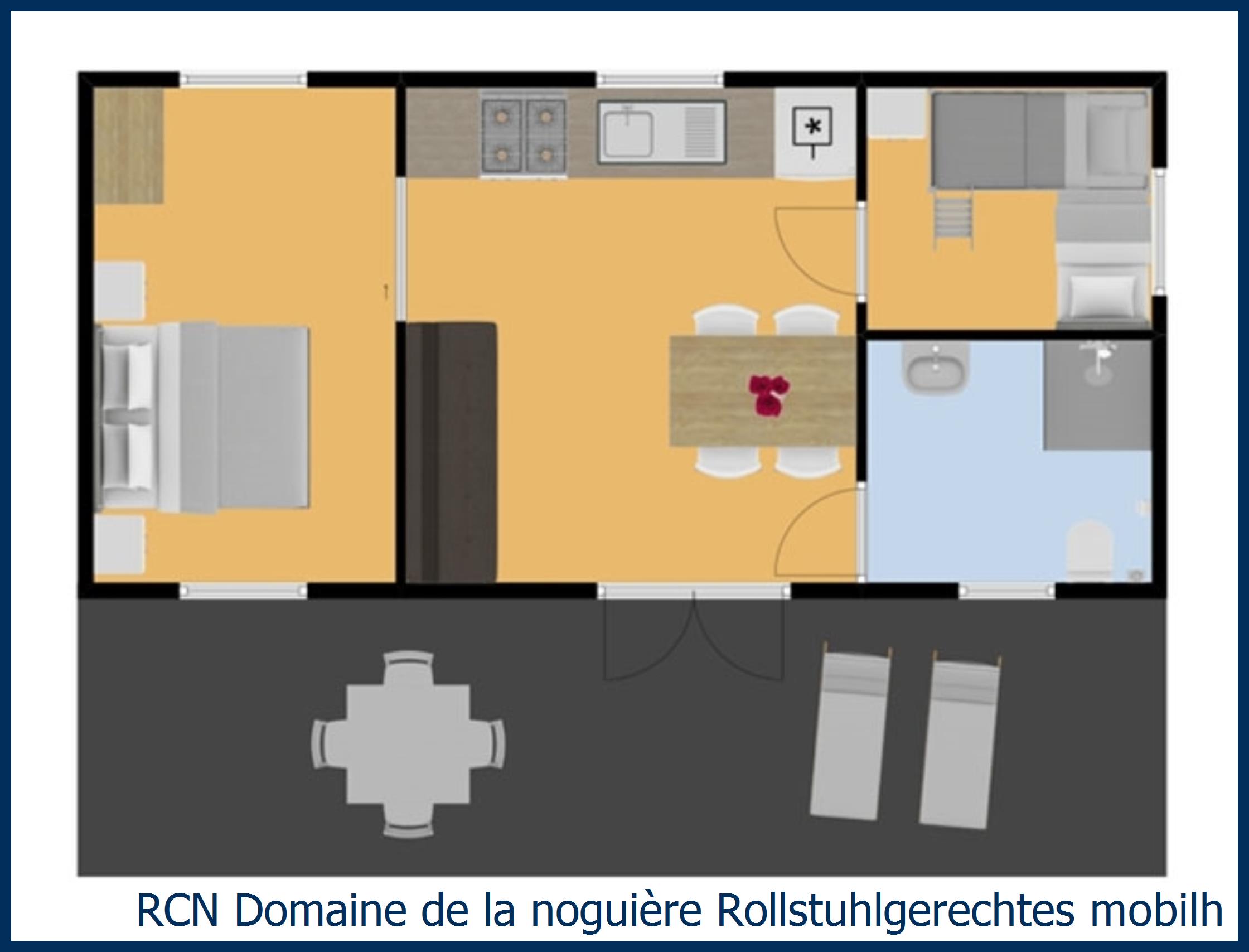 Kindermobilheim Rollstuhlgerechtes mobilheim nice in Domaine de la Noguière