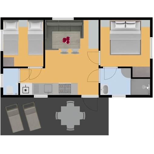 Caravane Mobil home Fréjus - 4LNV à Domaine de la Noguière