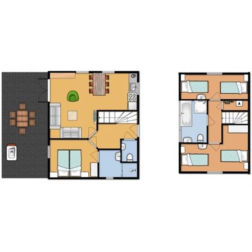 Bungalow hydepark GB6S in Het Grote Bos