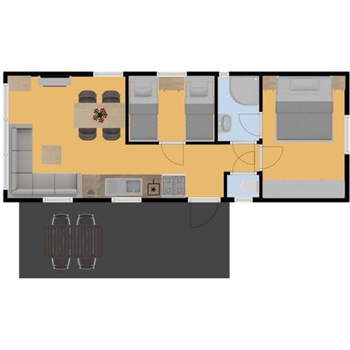Mobilheim lindenhorst ST4 plus in Het Grote Bos