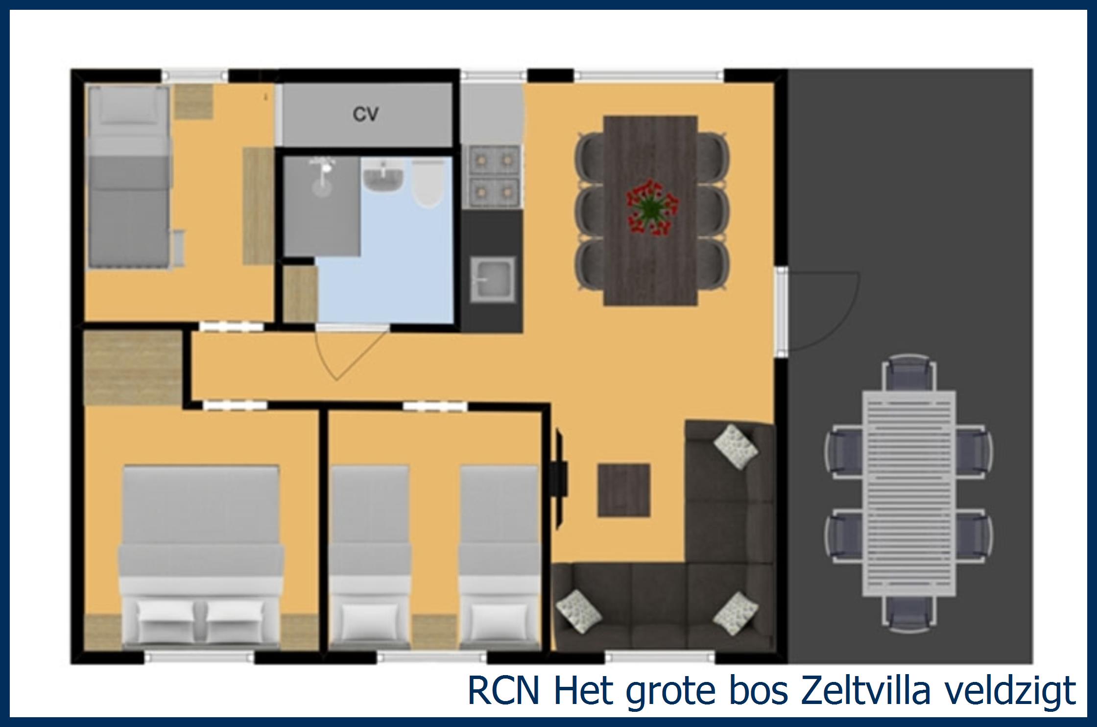 Ferienhaus Zeltvilla Veldzigt in Het Grote Bos
