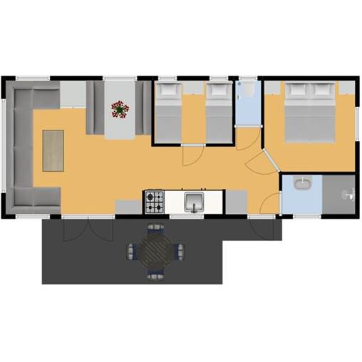 Mobil home de vos ST4+ à De Jagerstee