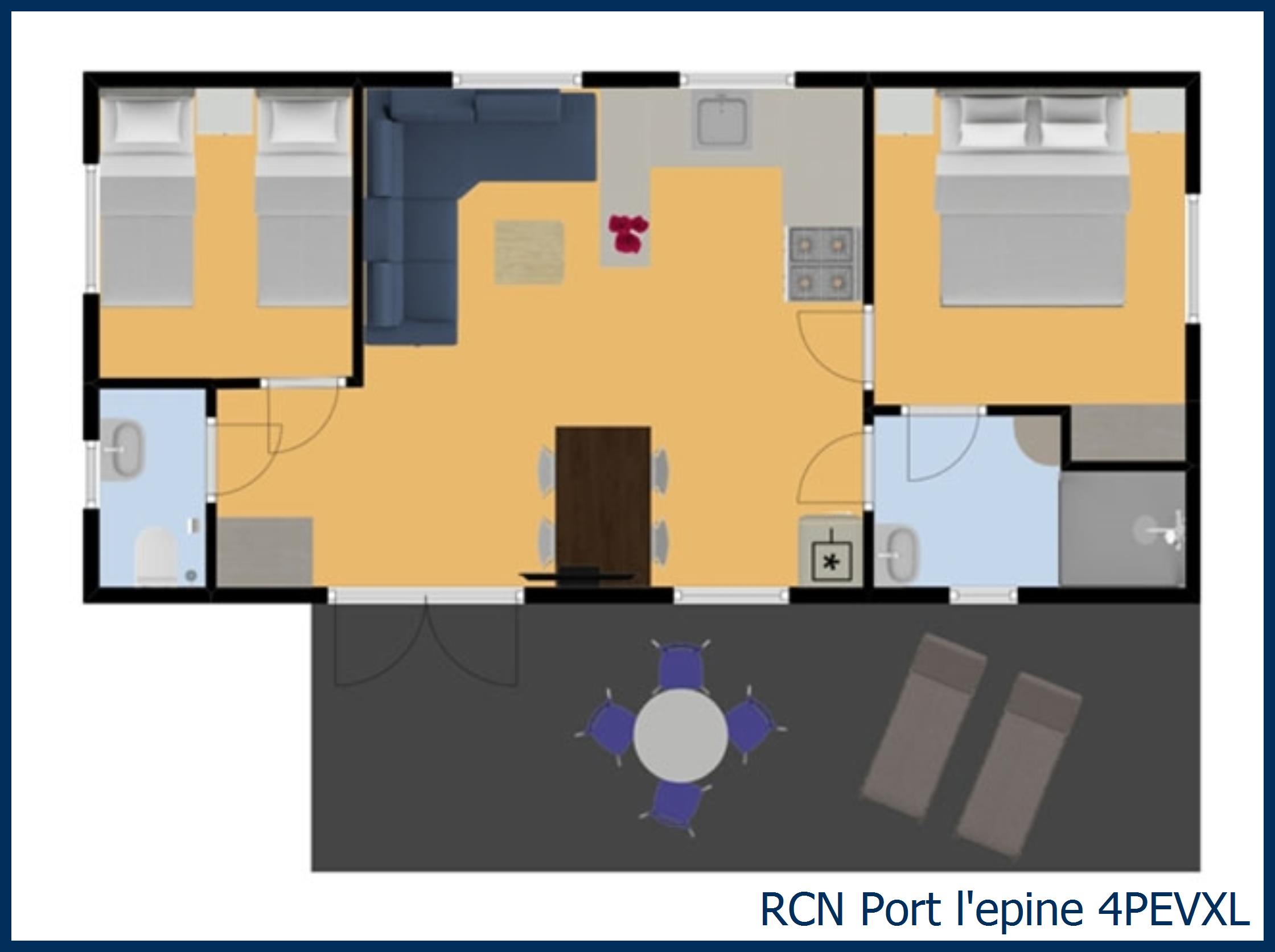 Mobilheim étrille 4PEVXL in Port l'Epine