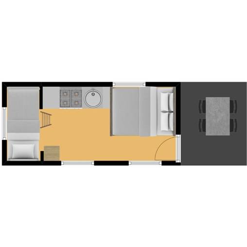 Cabane en bois Camping Sneekermeer à De Potten