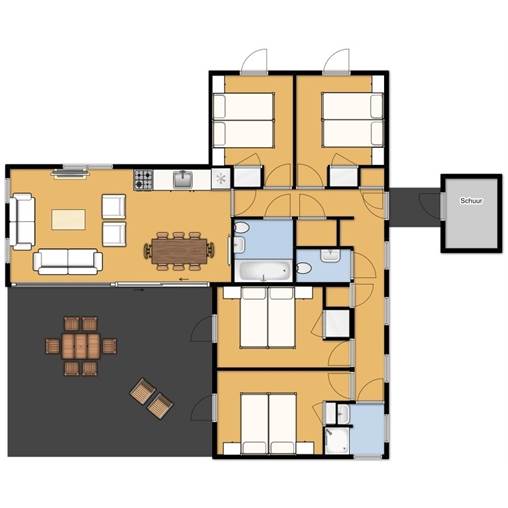 Ferienhaus de Heivlinder - VT8 in De Roggeberg