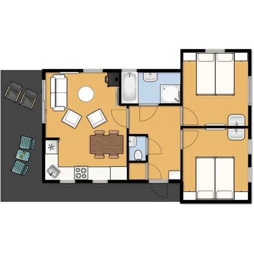 Cottage de Grutto - VT4 à De Roggeberg