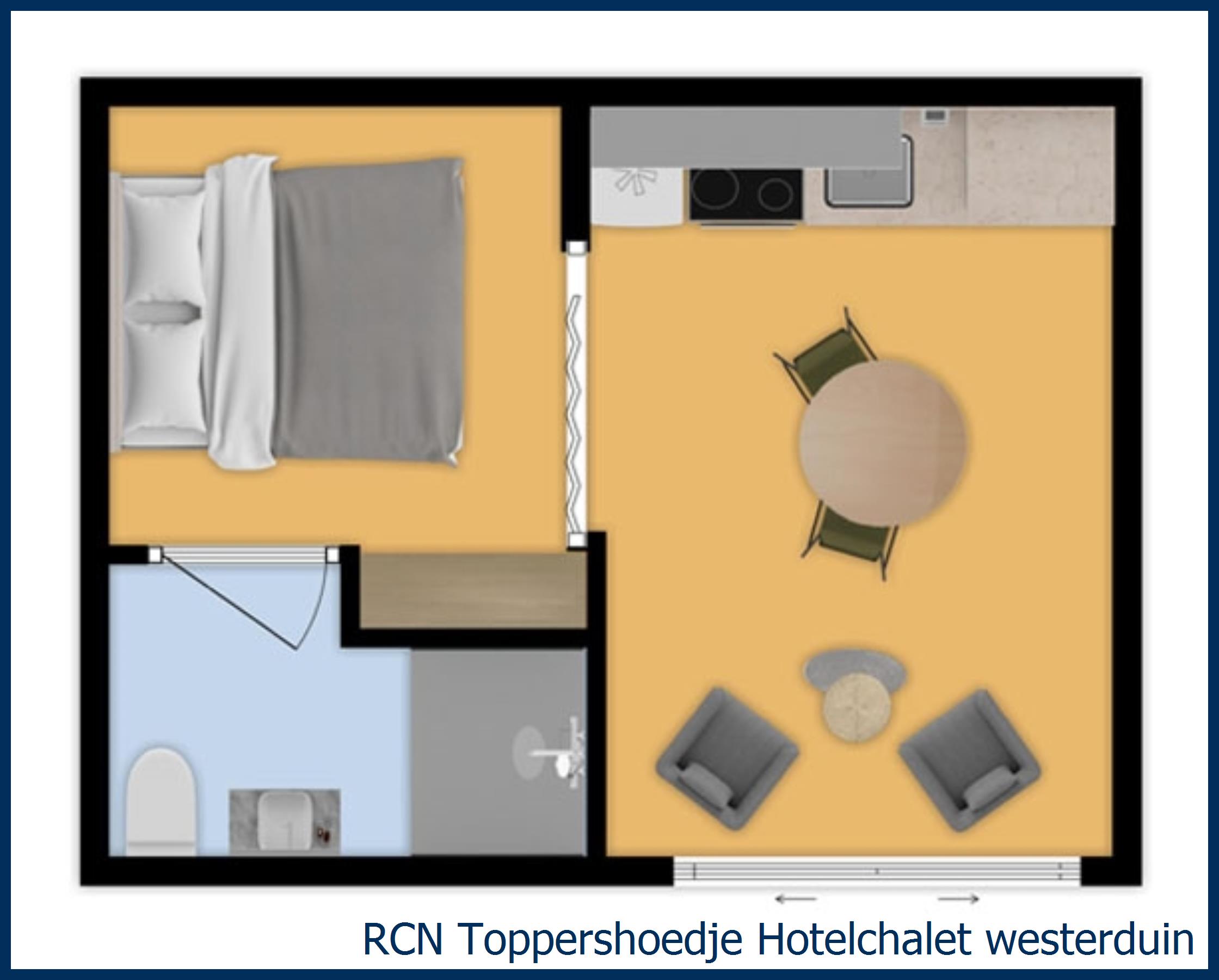 Cabane en bois Hotel westerduin à Toppershoedje