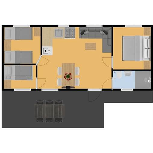 Caravane Mobile-Home Zeearend à Toppershoedje