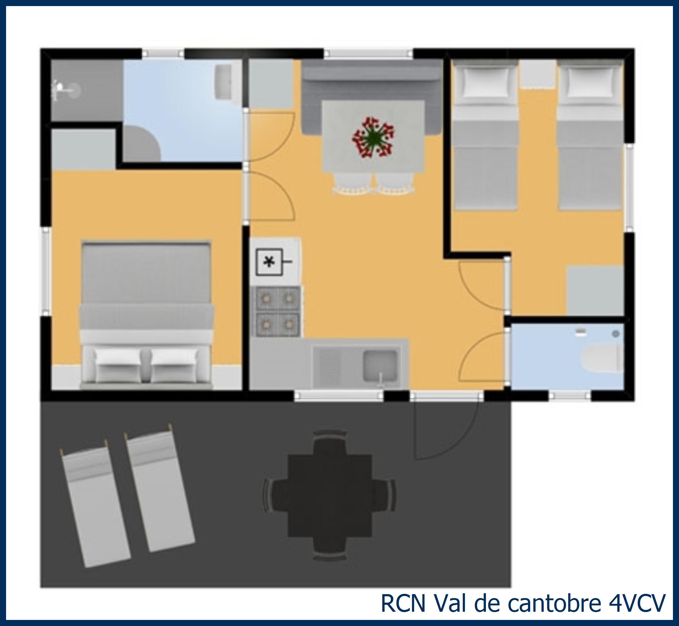 Mobilheim dourbie 4VCV in Val de Cantobre