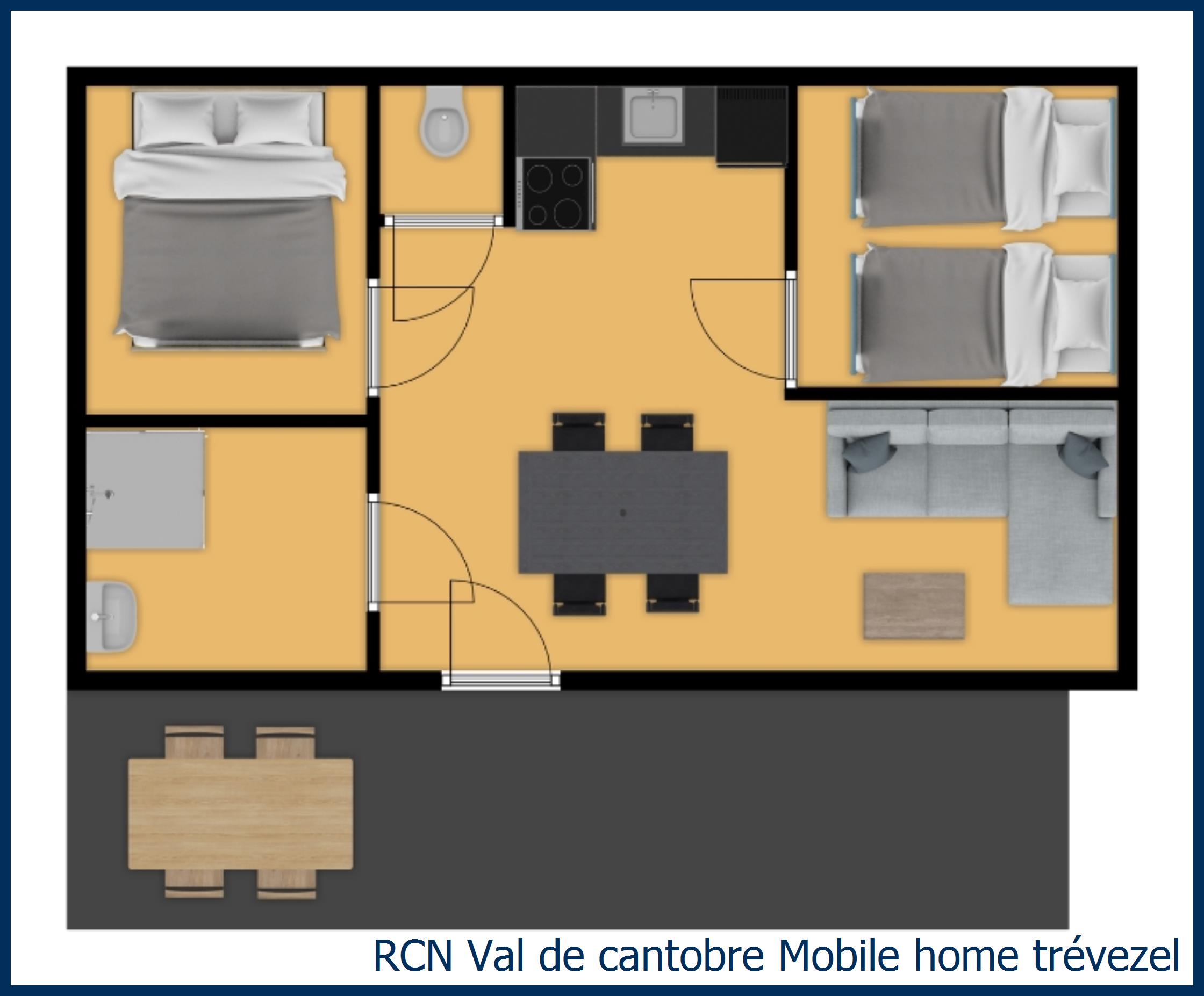 Caravane Mobile home trévezel à Val de Cantobre
