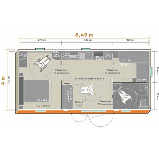 Cabane en bois de zwaan à Zeewolde
