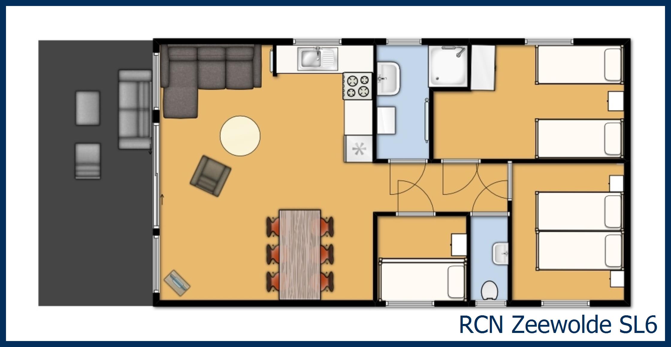 Chalet strandzicht SL6 à Zeewolde