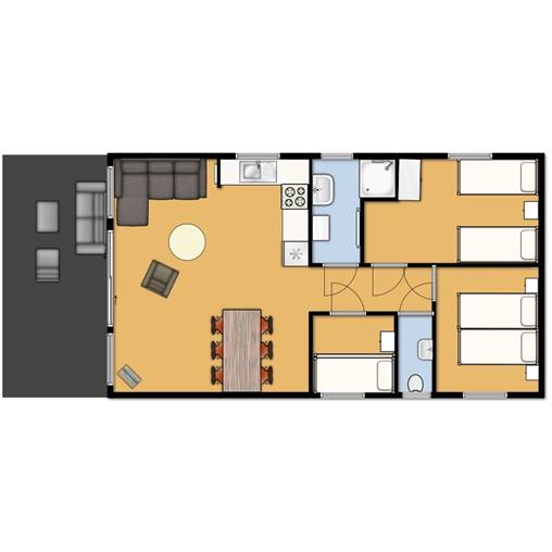 Cabane en bois Strandlodge - SL6 à Zeewolde