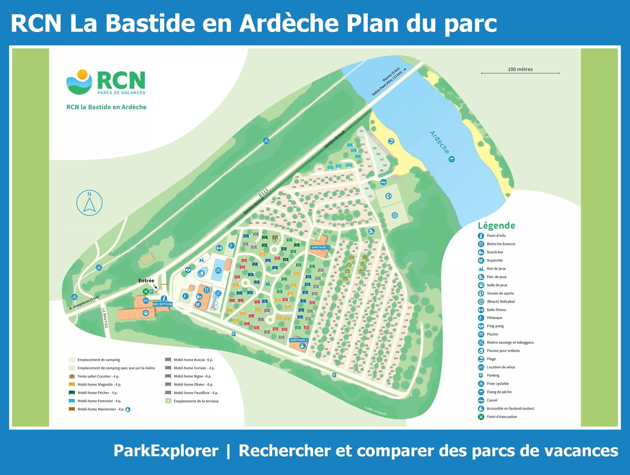 Plan RCN La Bastide en Ardèche