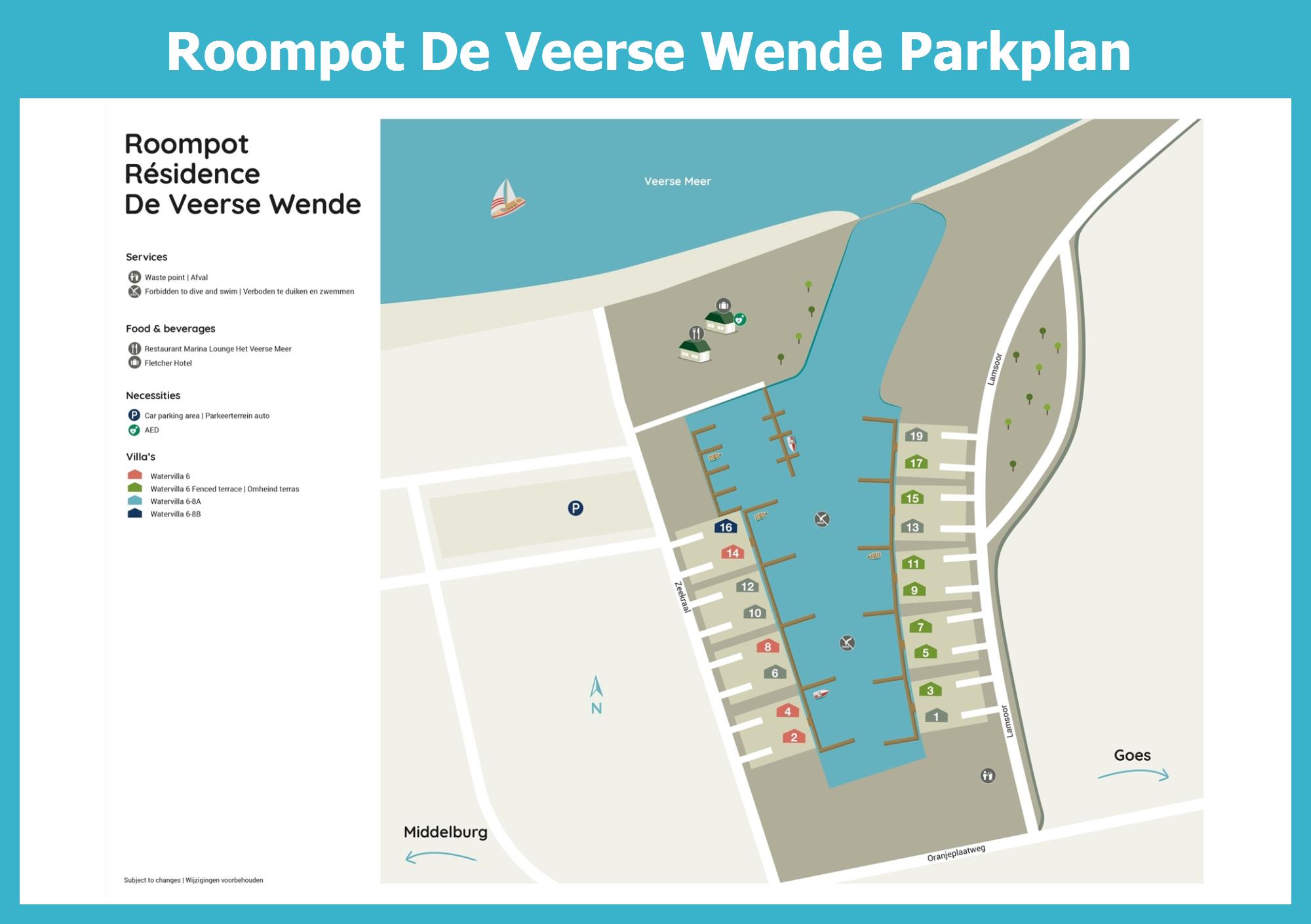 Karte und Lageplan De Veerse Wende