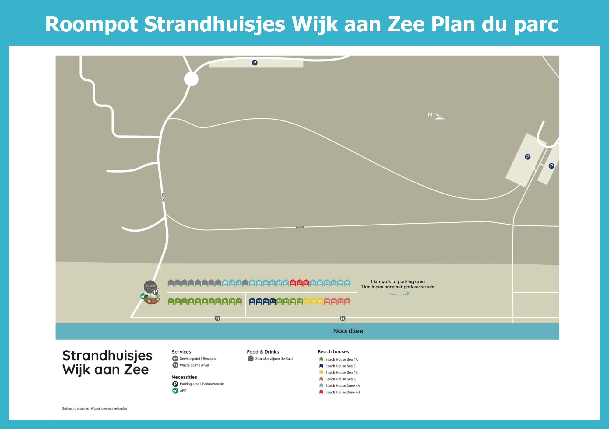 Plan Roompot Strandhuisjes Wijk aan Zee