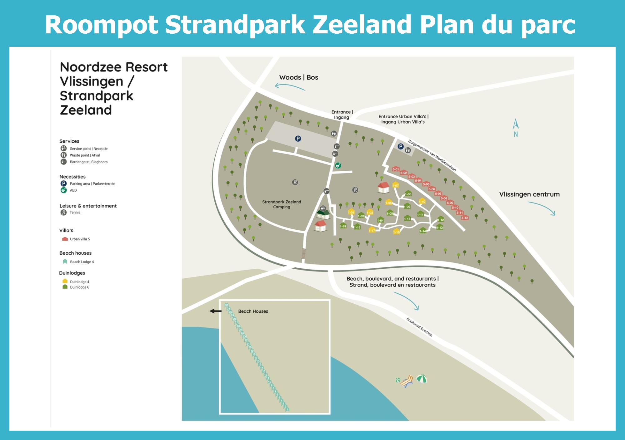 Plan Roompot Strandpark Zeeland