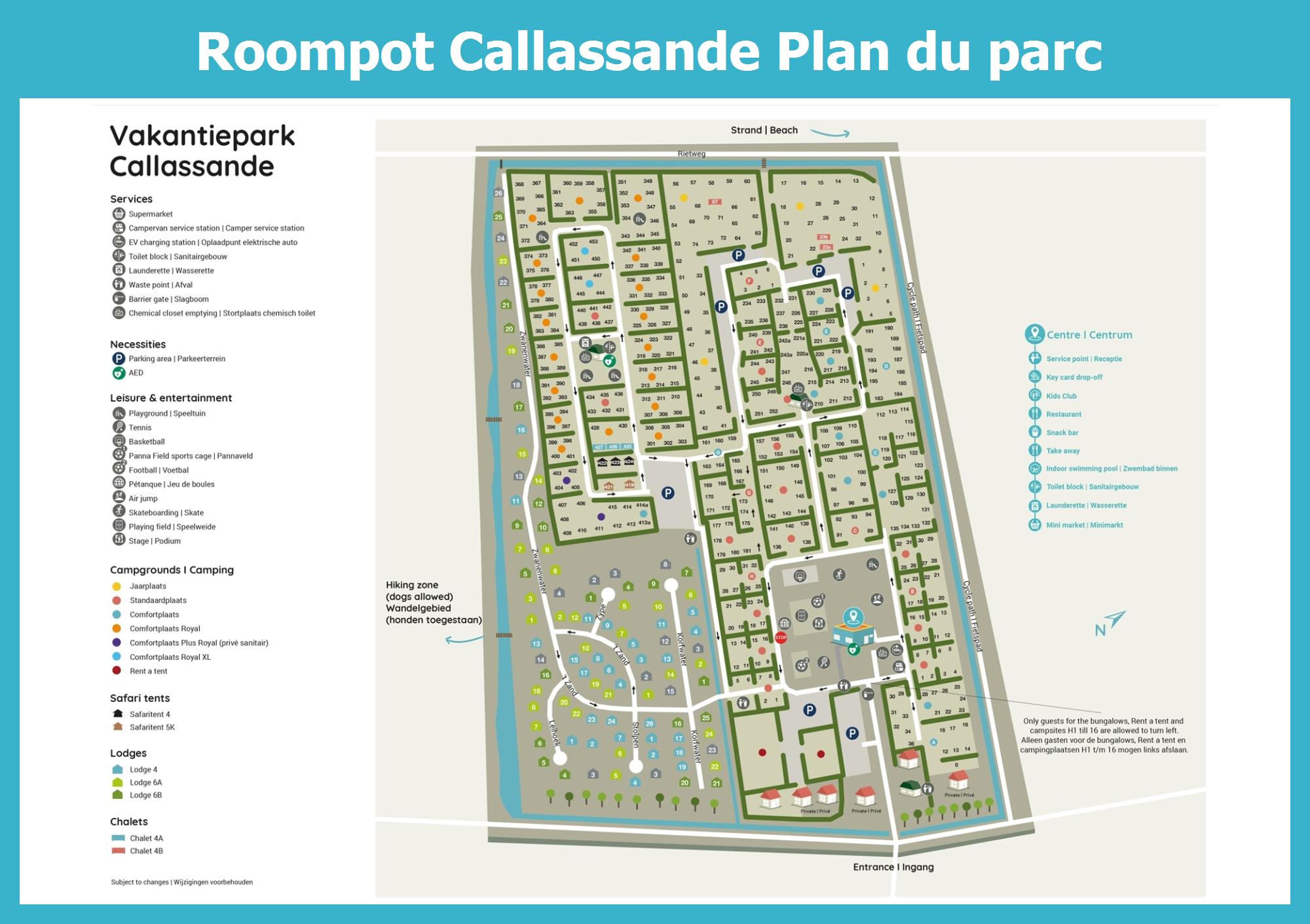 Plan Roompot Callassande