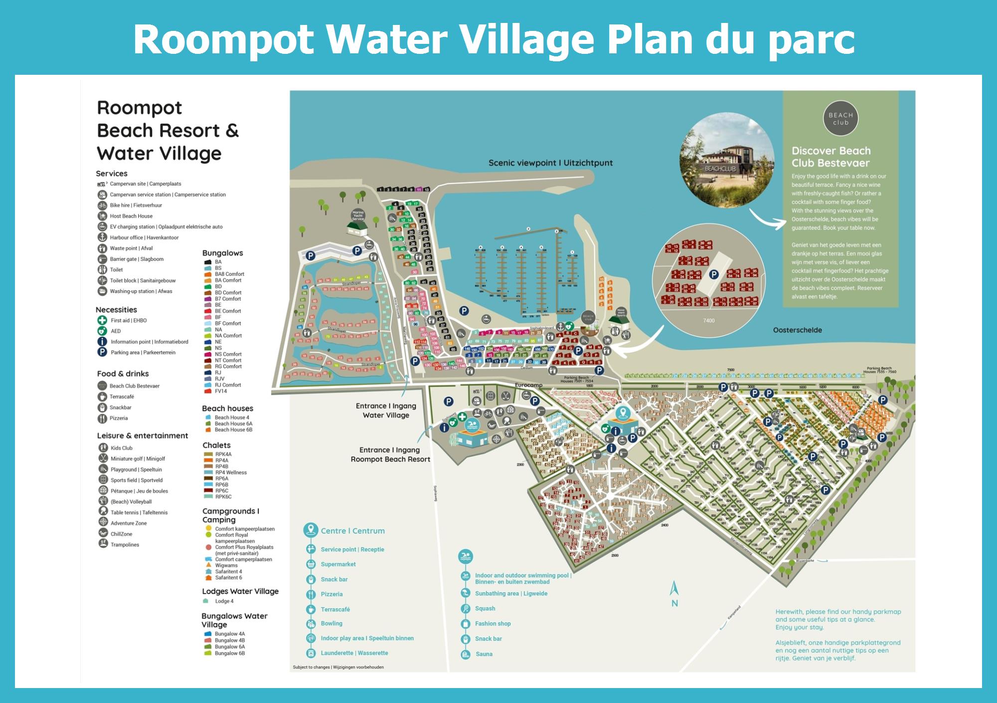 Plan Roompot Water Village
