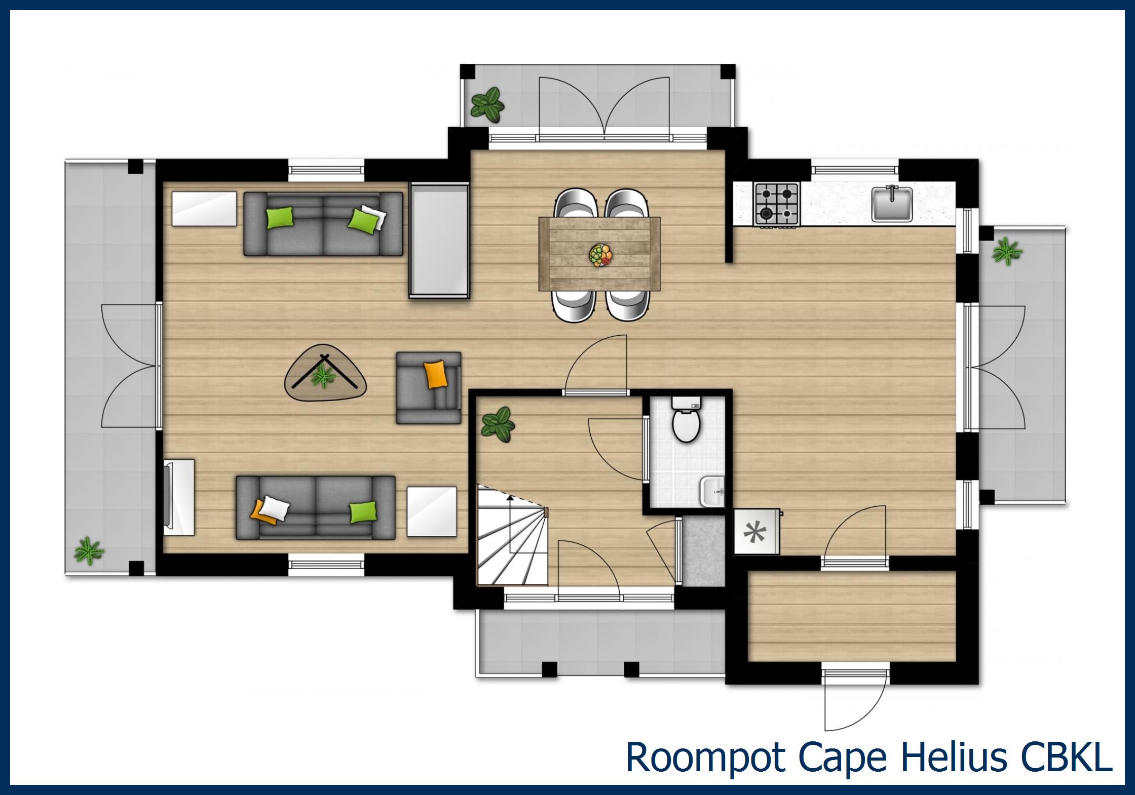 Bungalow CBKL in Cape Helius