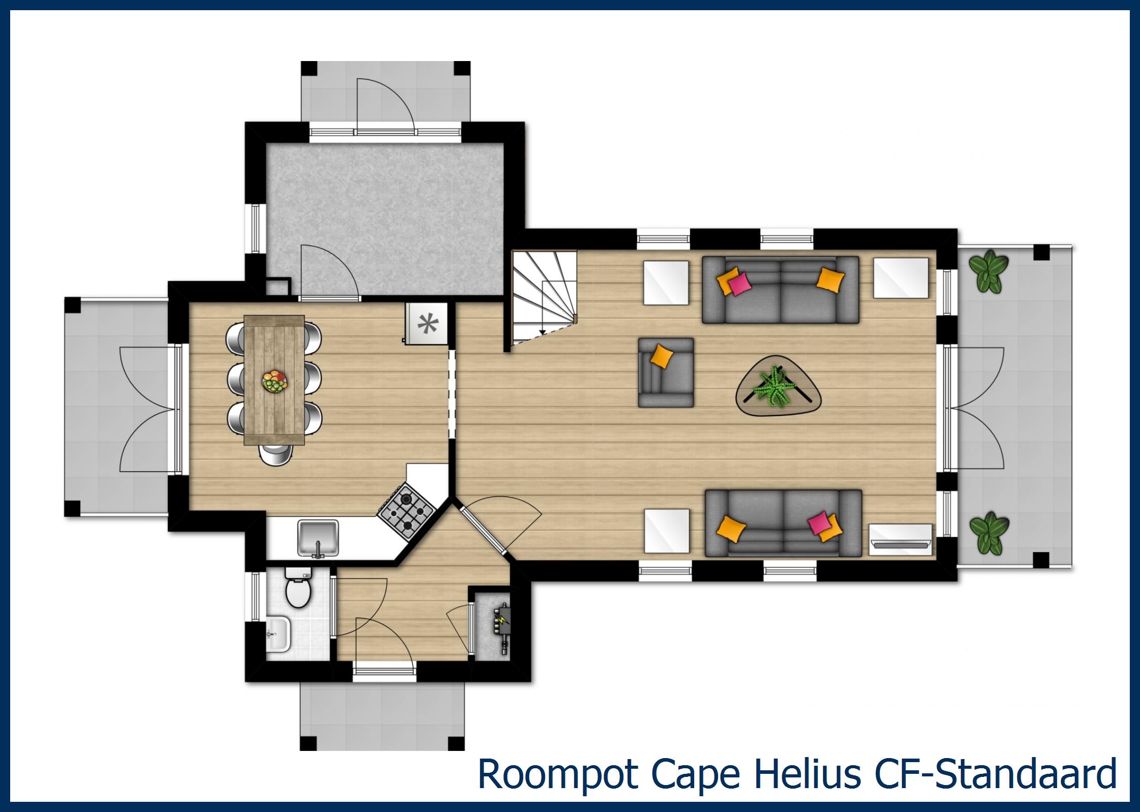 Bungalow CF-Standaard in Cape Helius