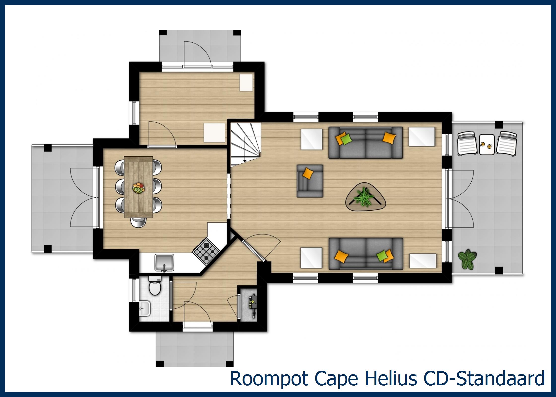 Bungalow CD-Standaard à Cape Helius