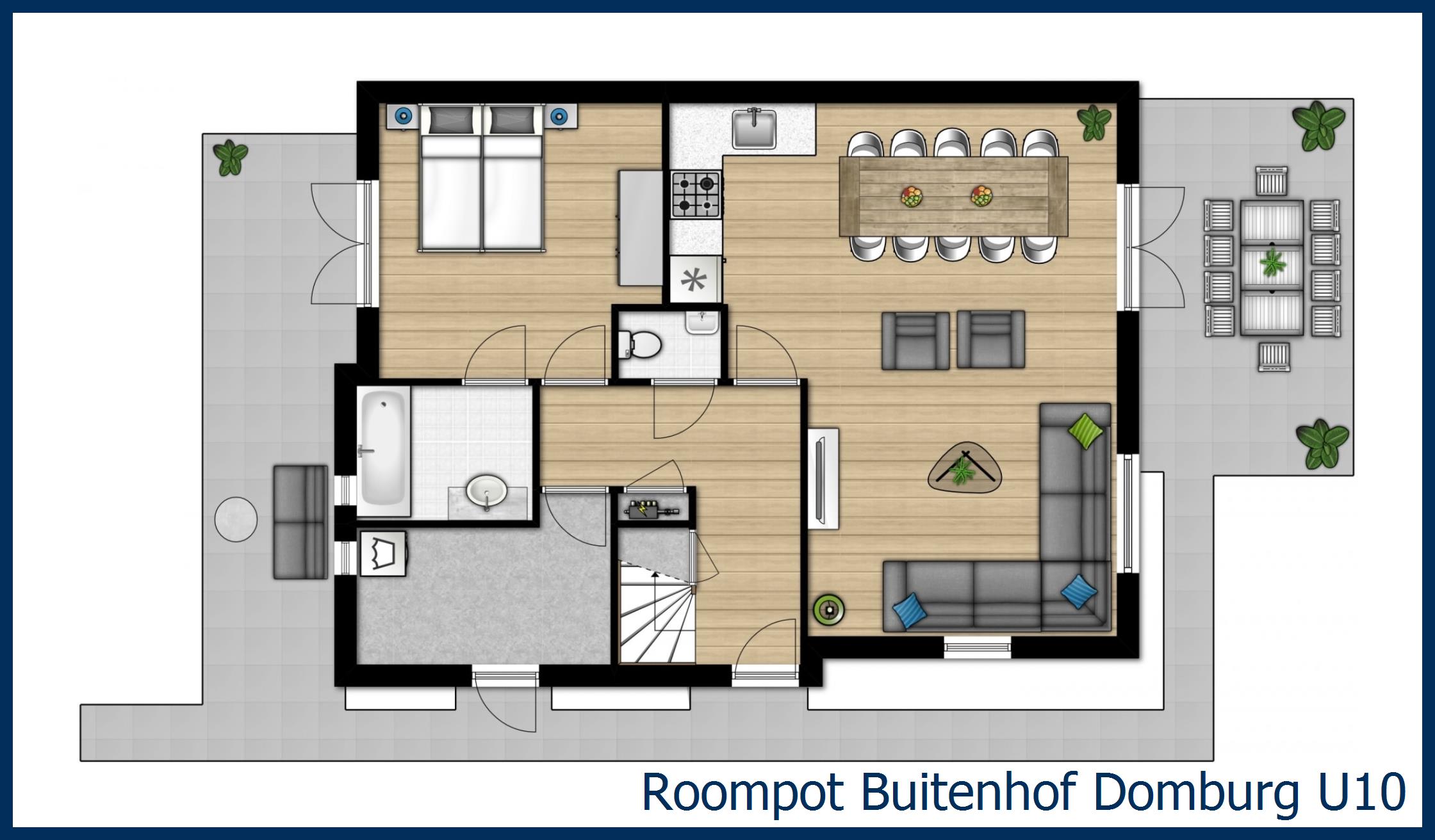 Bungalow U10 in Buitenhof Domburg