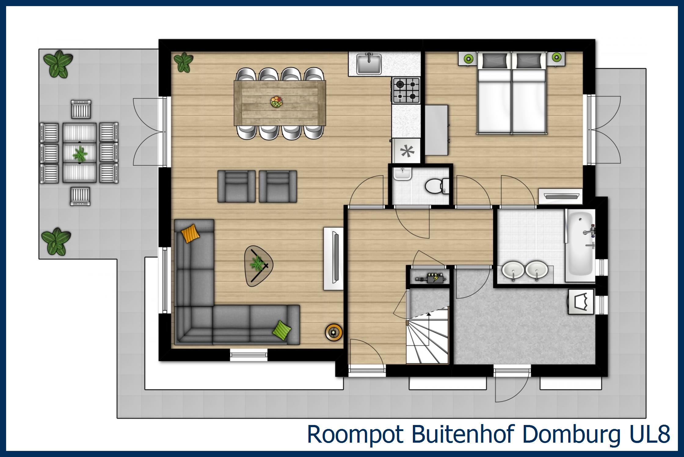 Bungalow UL8 in Buitenhof Domburg