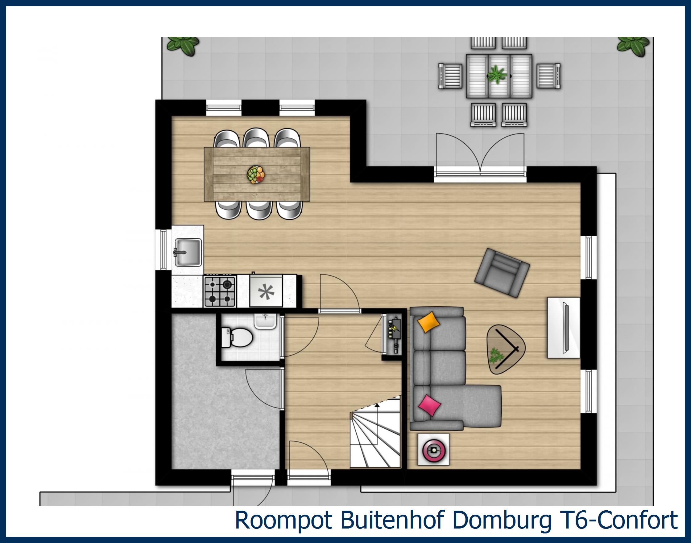 Bungalow T6-Confort à Buitenhof Domburg