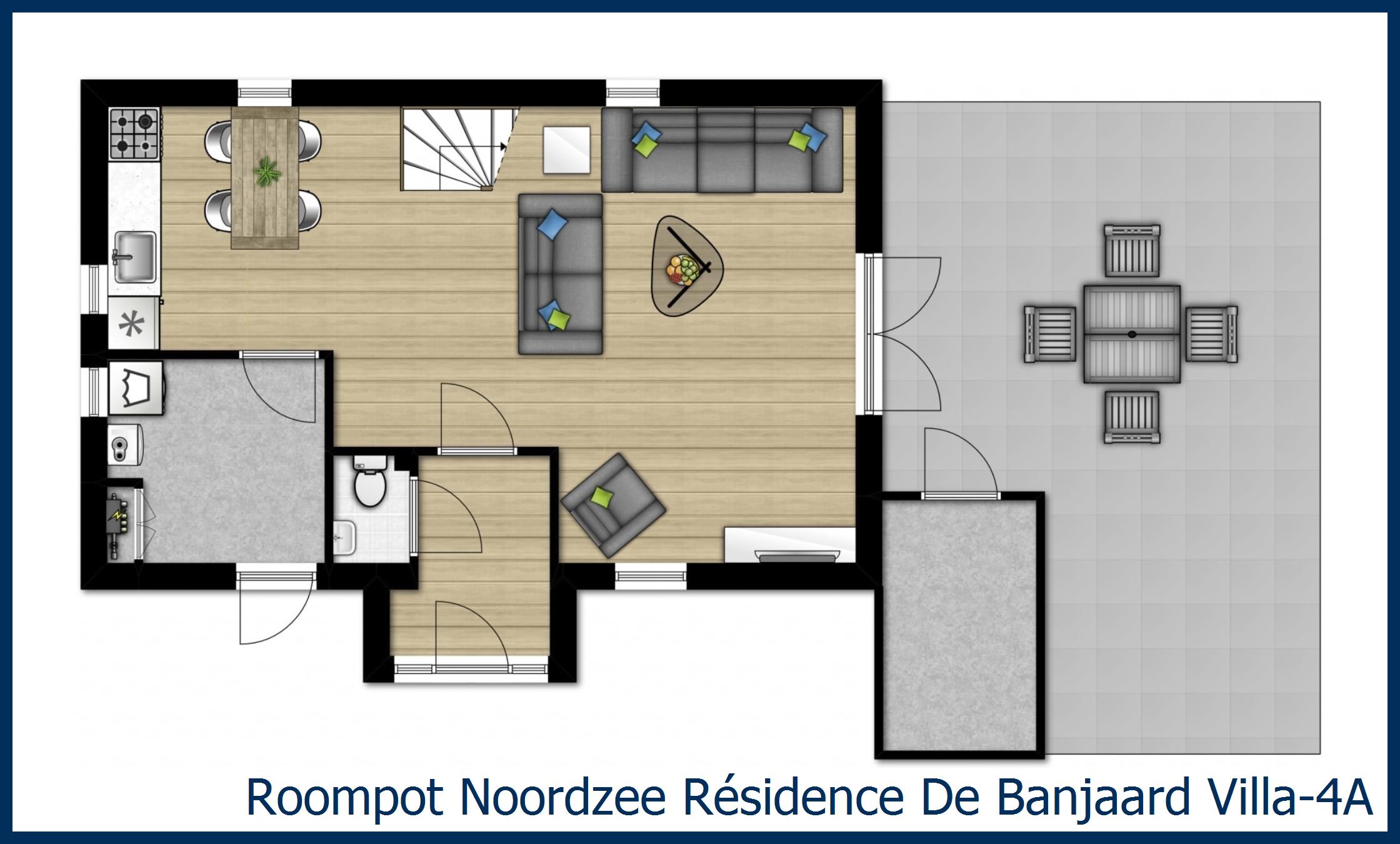 Villa Villa-4A à Noordzee Résidence De Banjaard