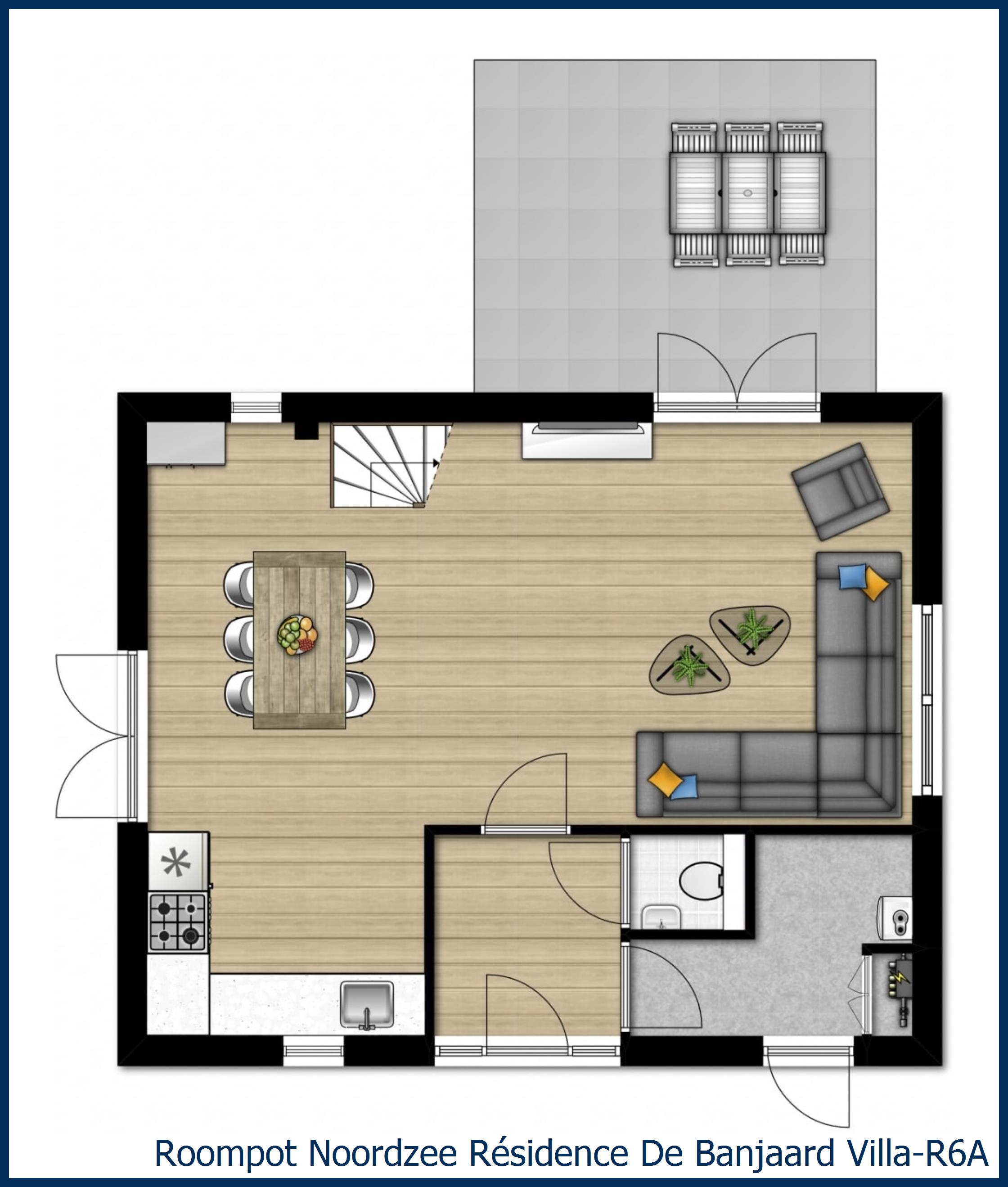 Villa Villa-R6A à Noordzee Résidence De Banjaard