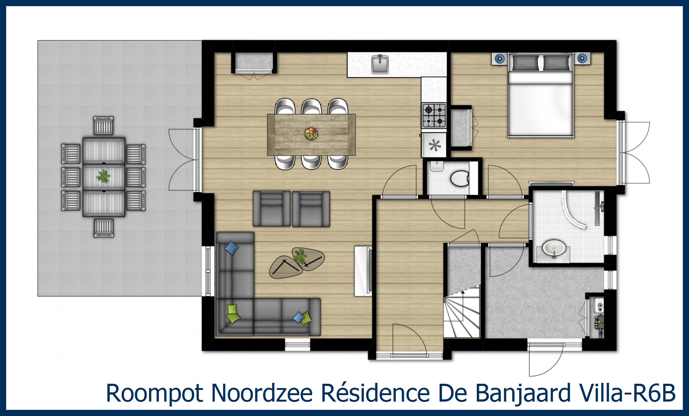 Villa Villa-R6B à Noordzee Résidence De Banjaard