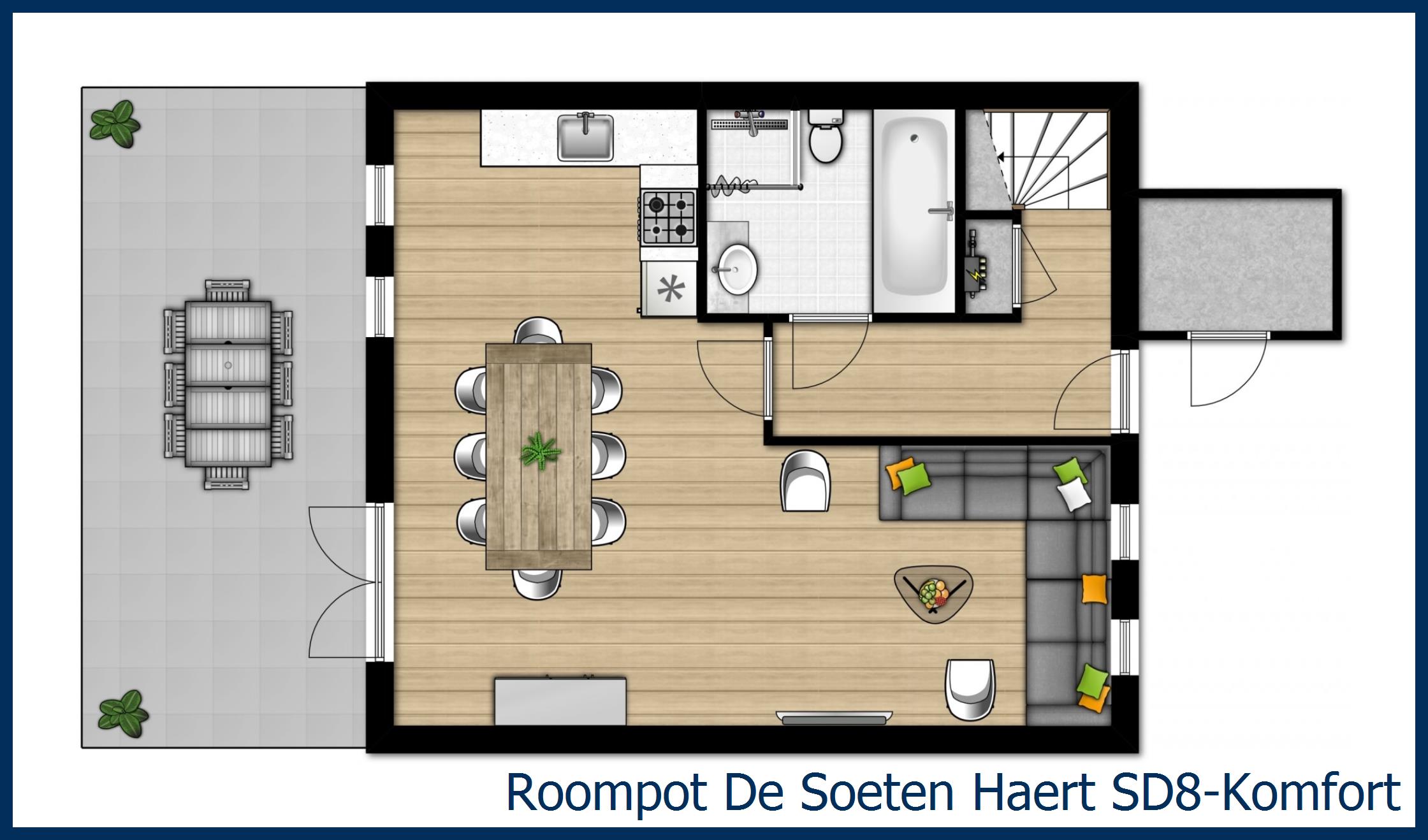 Bungalow SD8-Komfort in De Soeten Haert