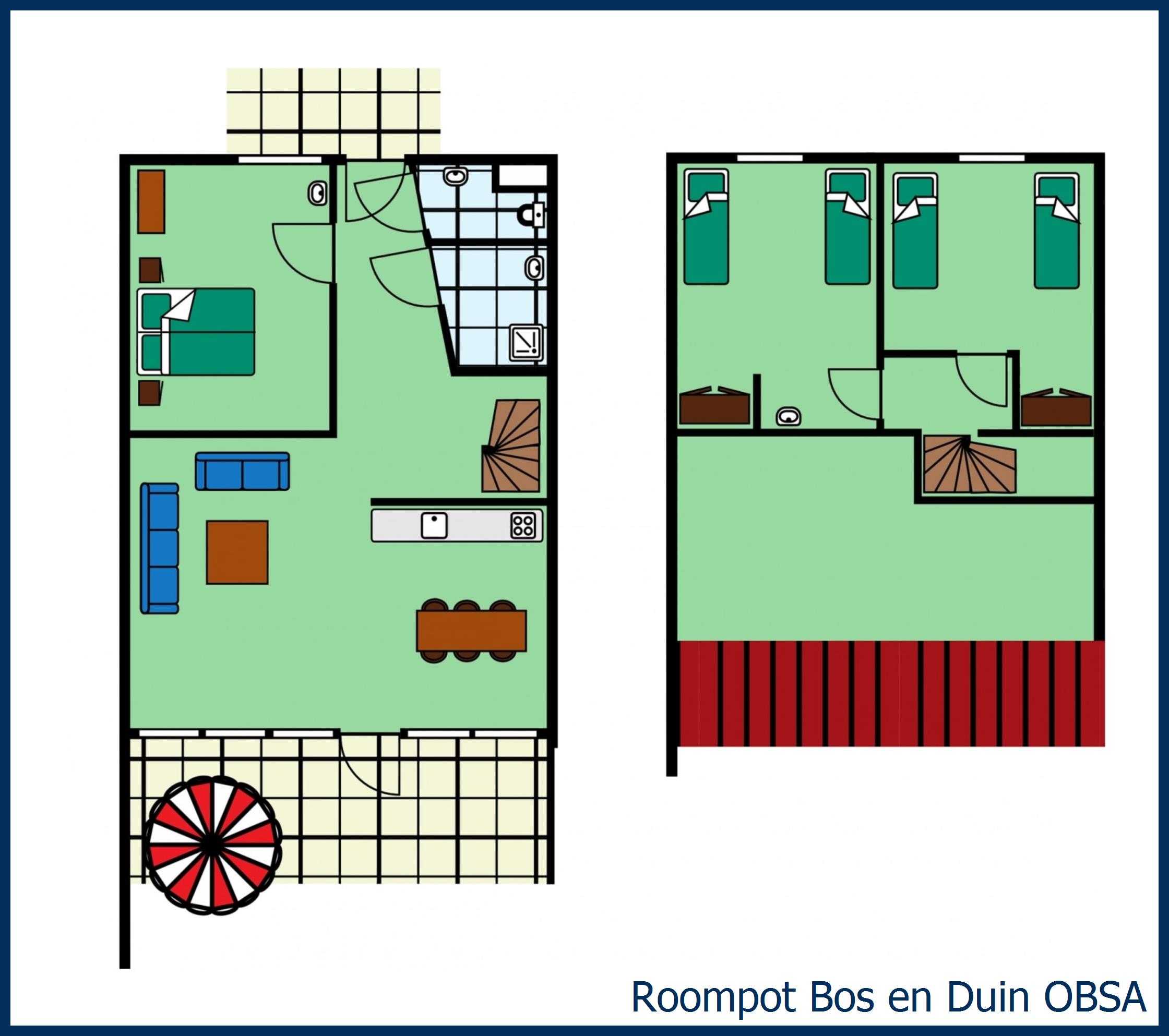 Bungalow OBSA in Bos en Duin