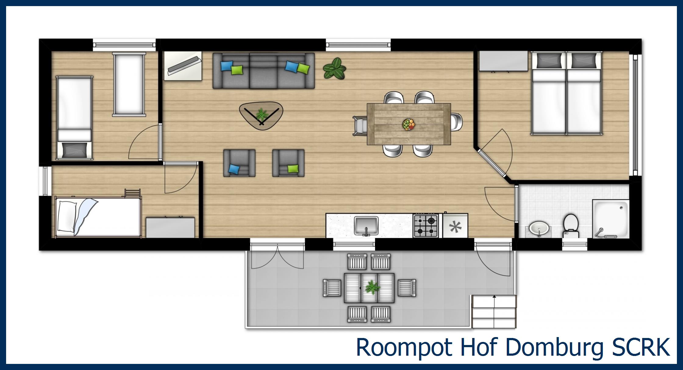 Chalet SCRK in Hof Domburg