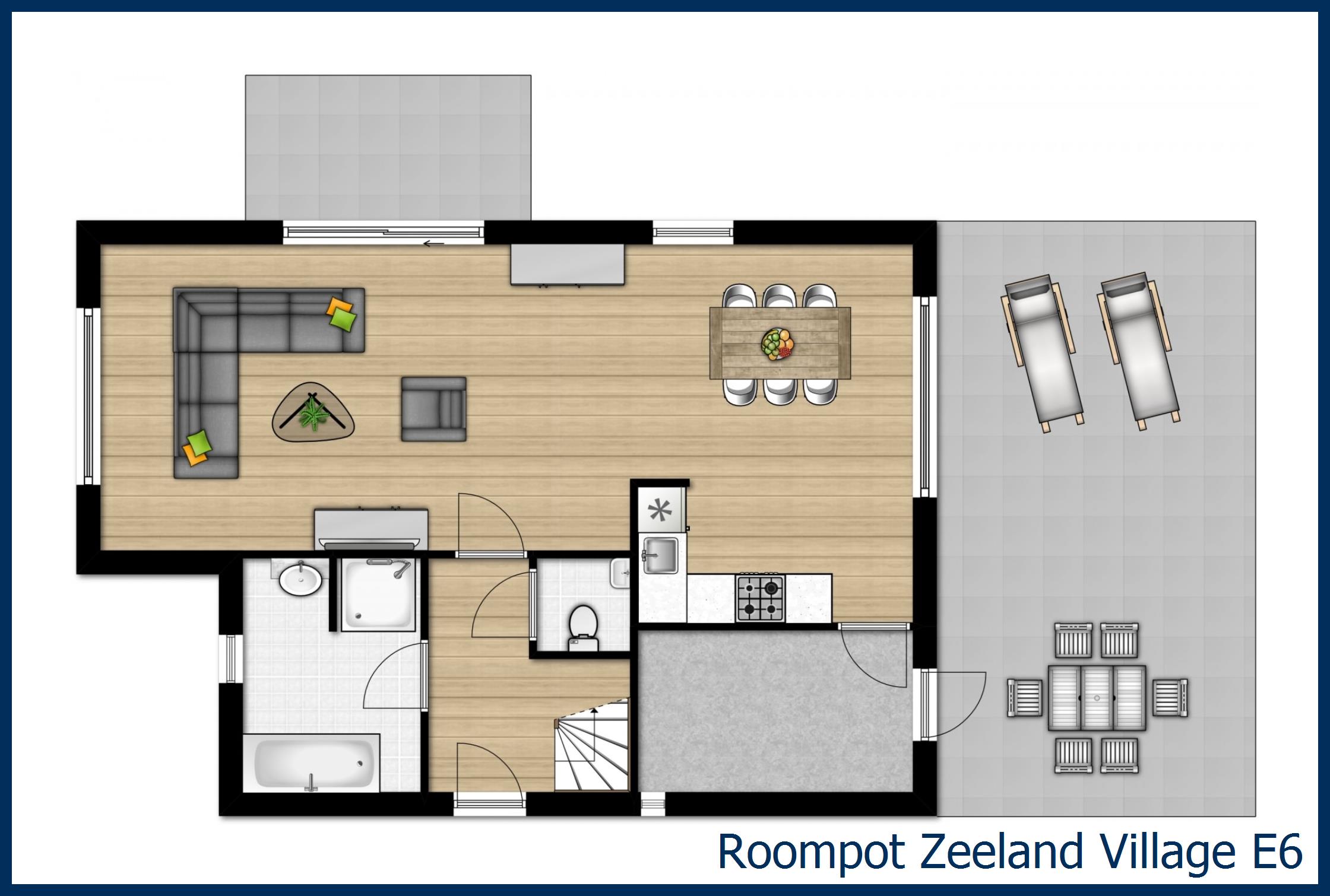 Bungalow E6 à Zeeland Village