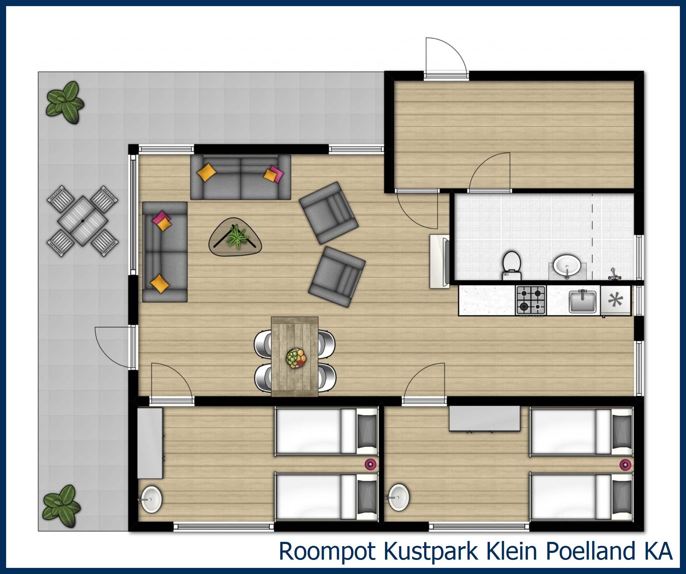 Bungalow KA in Kustpark Klein Poelland