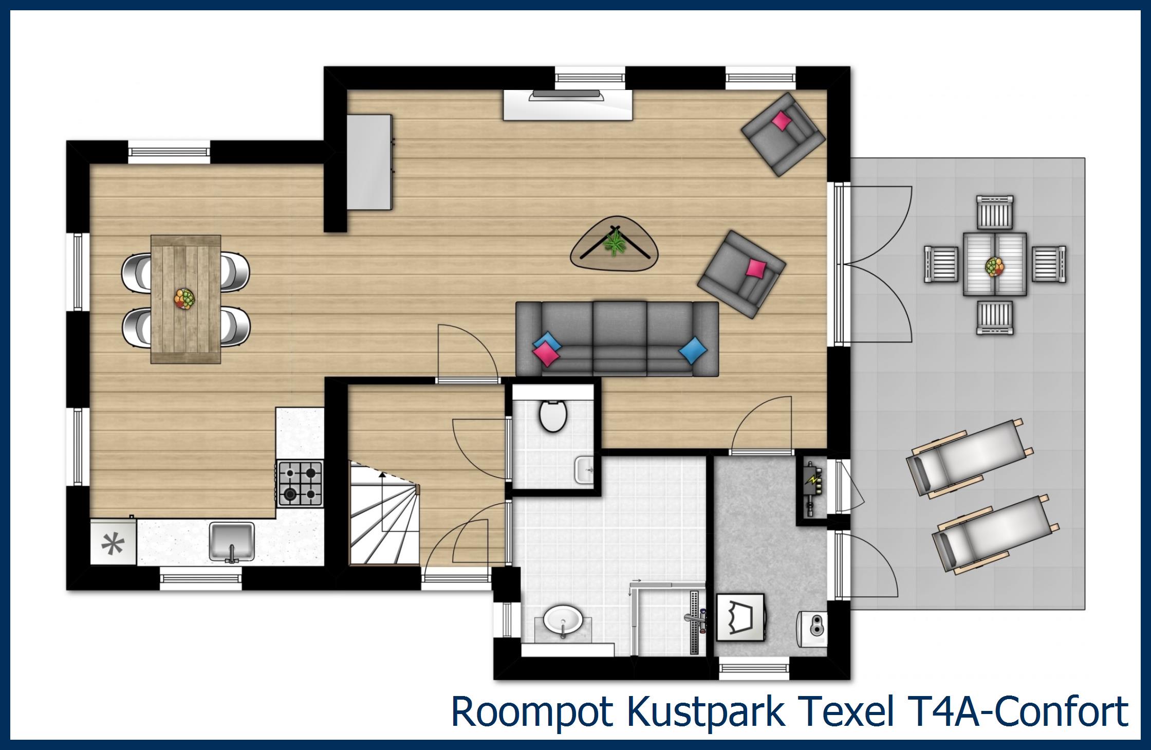 Bungalow T4A-Confort à Kustpark Texel