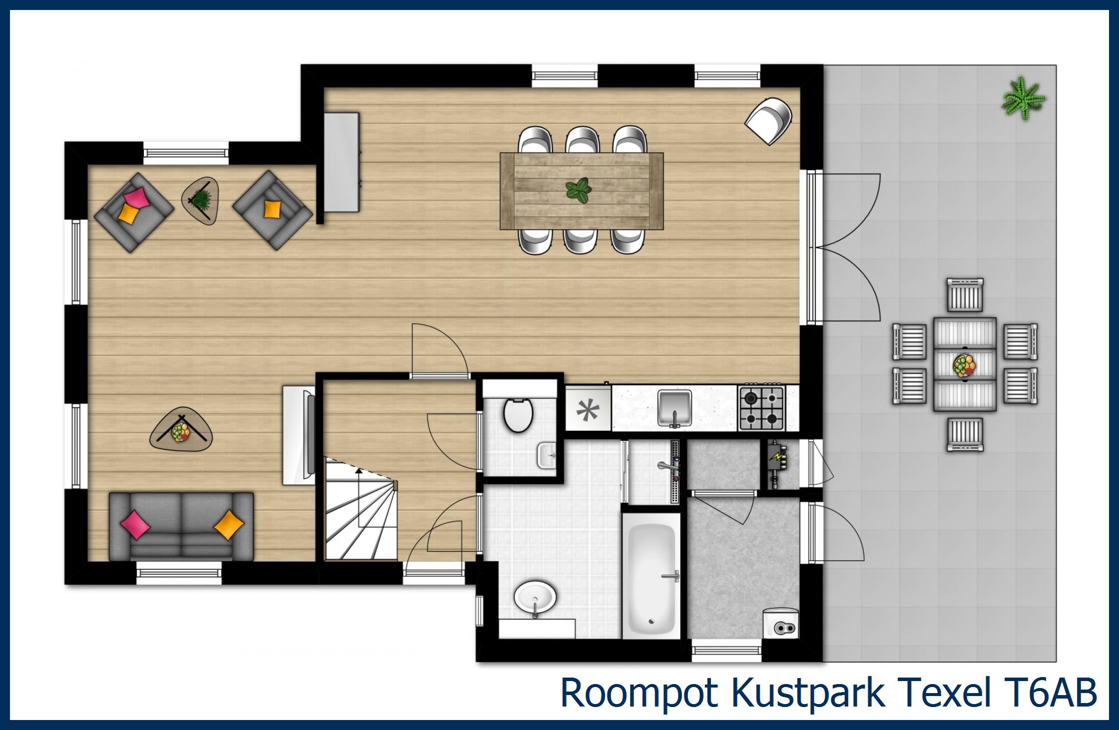 Bungalow T6AB à Kustpark Texel