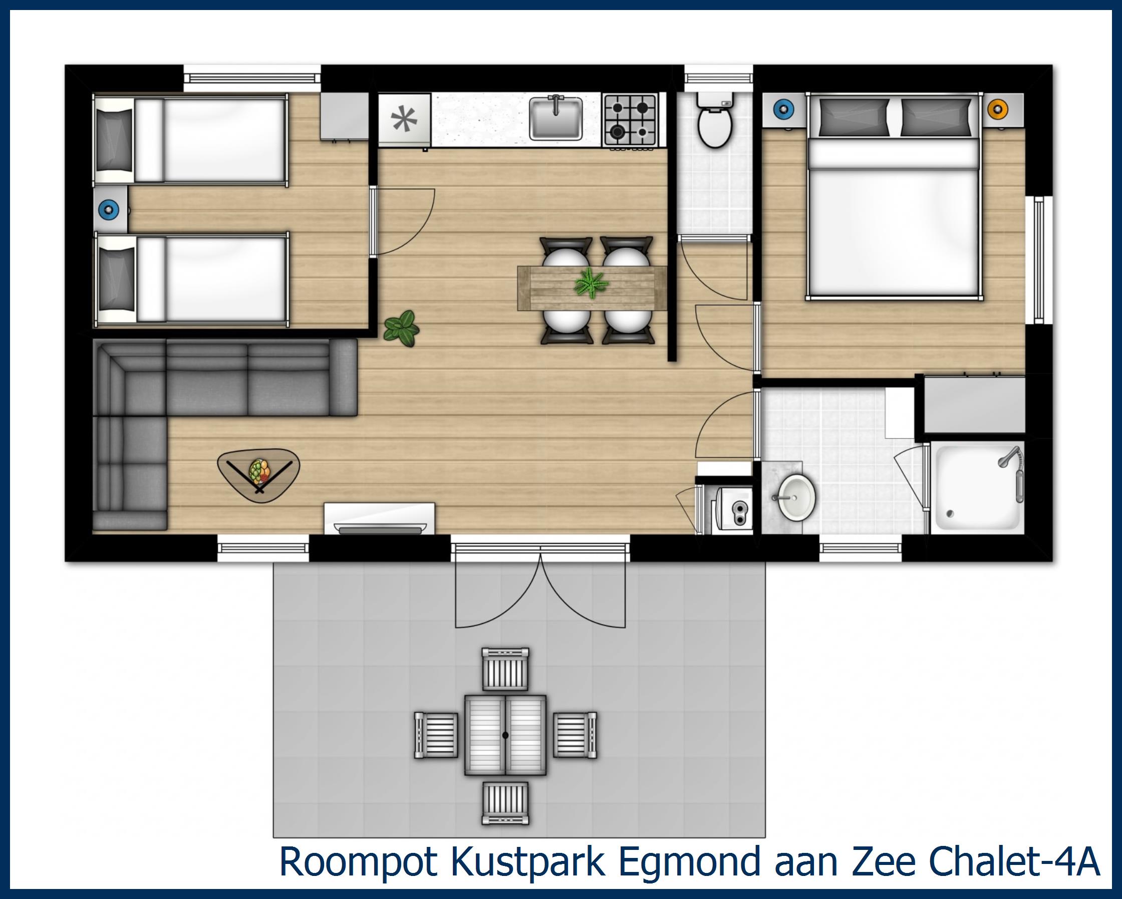 Chalet 4A in Kustpark Egmond aan Zee