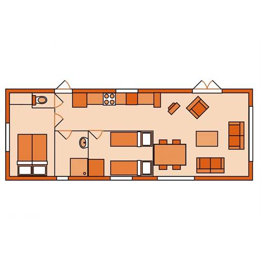 Chalet EM4 in Kustpark Egmond aan Zee